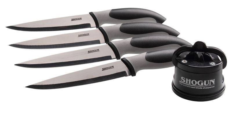 Verimark - Shogun - Knife &amp; Sharpening Set - Black