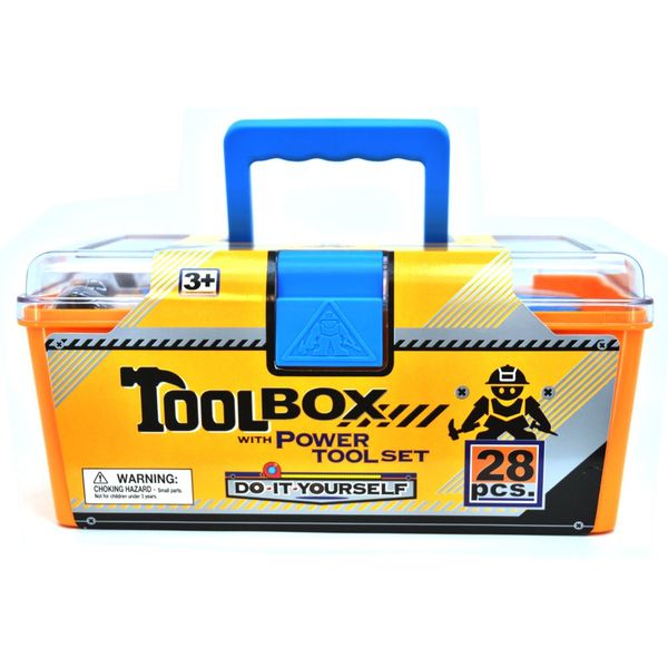 Tool Box with 28 Piece Power Tool Set