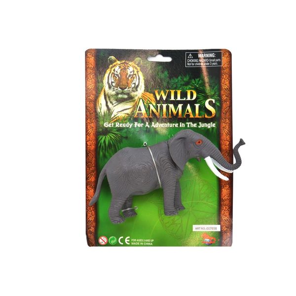 Elephant - 8" Elephant Blister Card