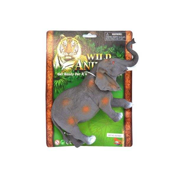 Elephant - 10" Elephant Lion Blister Card