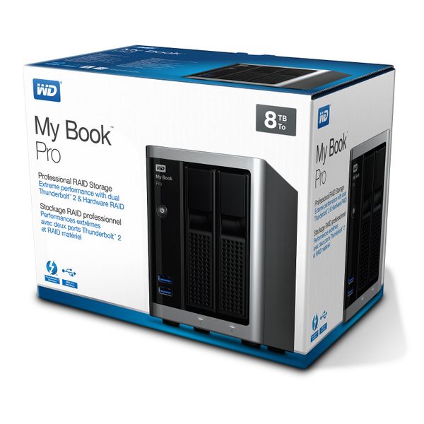WD My Book Pro Desktop RAID Storage 8TB
