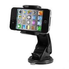 Macally Mount Holder for iPhone, Smartphone, Mobile Phone, GPS and PDA - Black