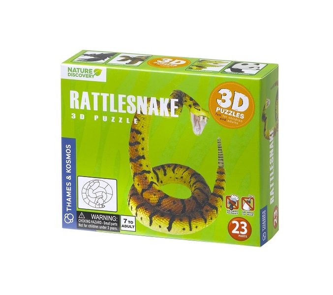 Nature Discovery - Rattle Snake 3D Puzzle