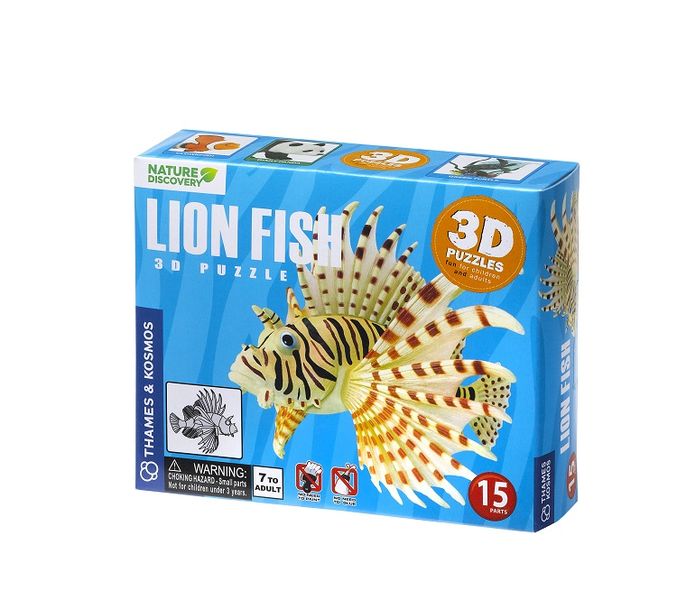 Nature Discovery - Lion Fish 3D Puzzle