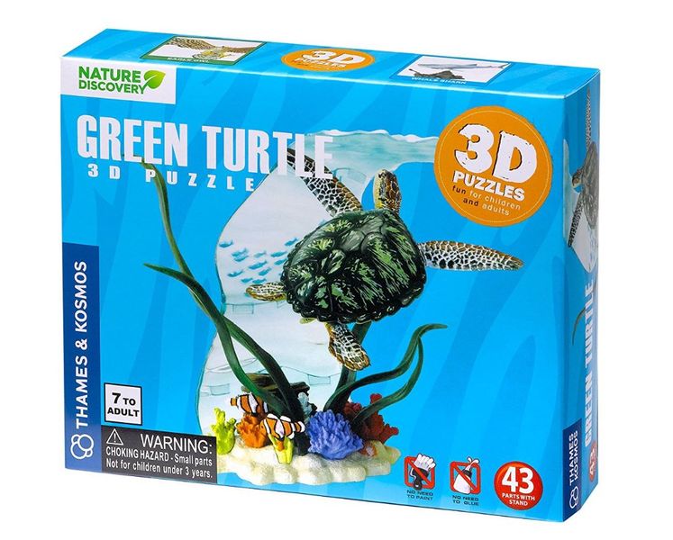 Nature Discovery - Sea Turtle Diorama 3D Puzzle