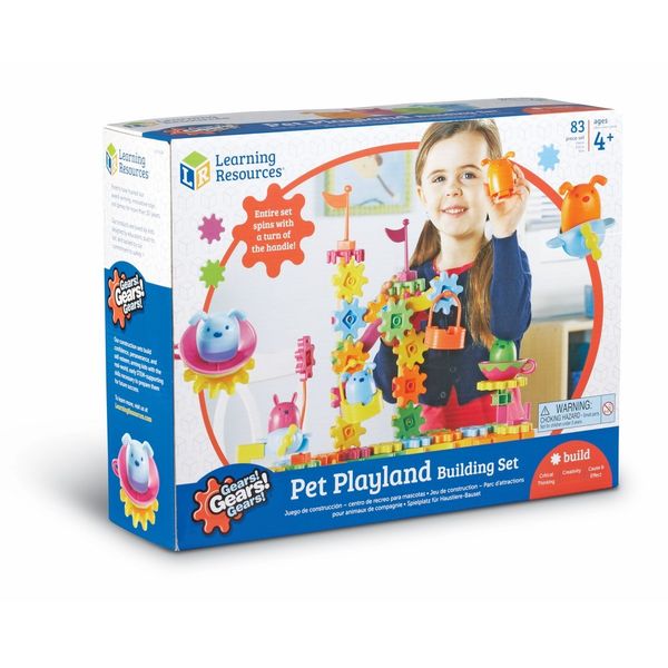 Learning Resources - Gears Gears Gears - Pet Playground Building Set