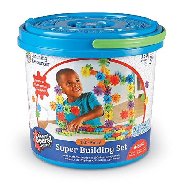 Learning Resources - Gears Gears Gears - Super Building Set - 150 piece