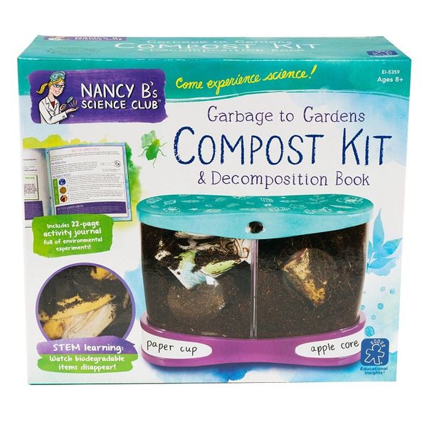 Nancy B's Science Club: Garbage to Gardens Compost Kit and Decomposition Book