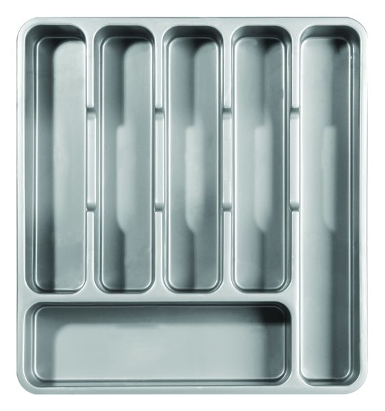 Addis - Drawer Organizer Cutlery Tray - Steel Grey