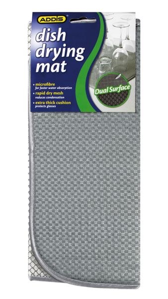 Addis - Dish Drying Mat - Grey