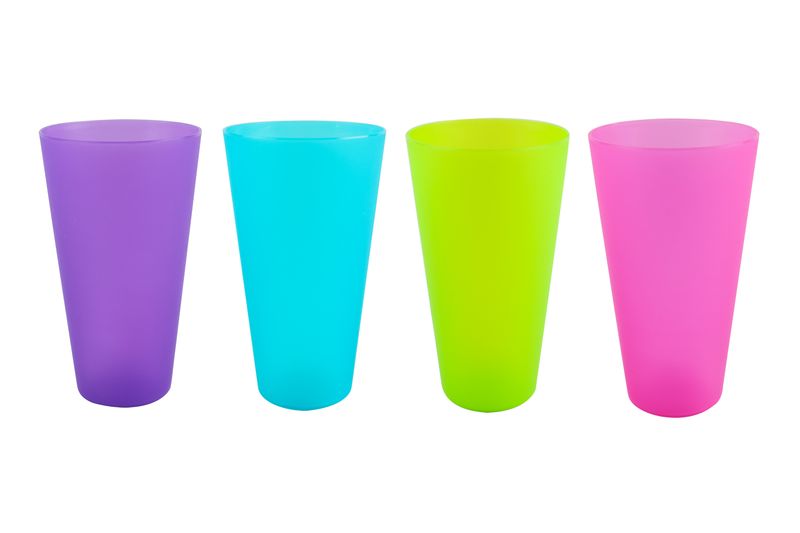 Leisure Quip Opp 500ml Tumbler - Set of 4 (Blue /Purple/Green/Pink)