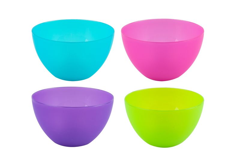 Leisure Quip Opp14cm Bowl - Set of 4 (Blue /Purple/Green/Pink)