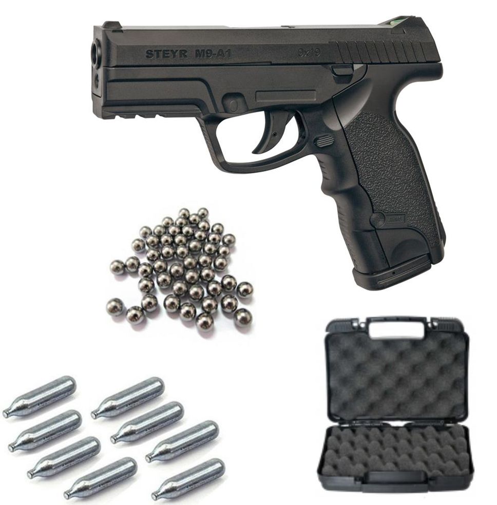 A.S.G Steyr Mannlicher M9-A1 4.5mm Steel Ball Non-Blowback Co2 Airgun ...