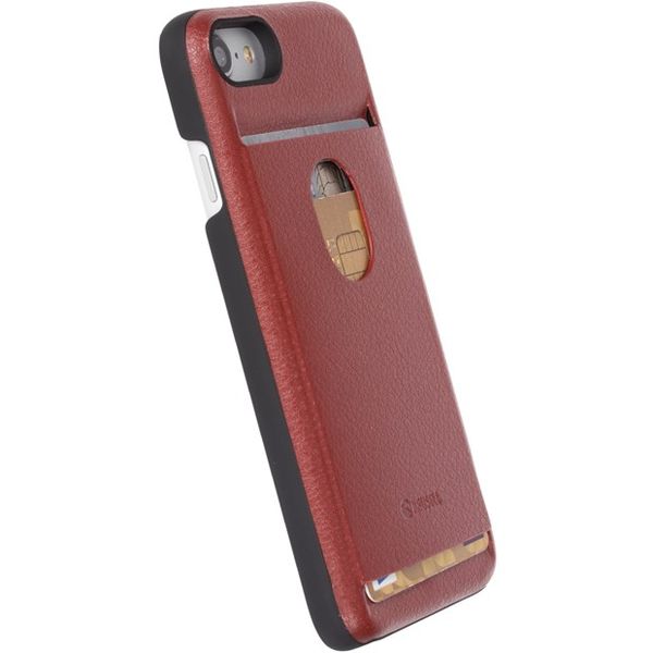 Krusell Timra WalletCover for Apple iPhone 7 - Rust