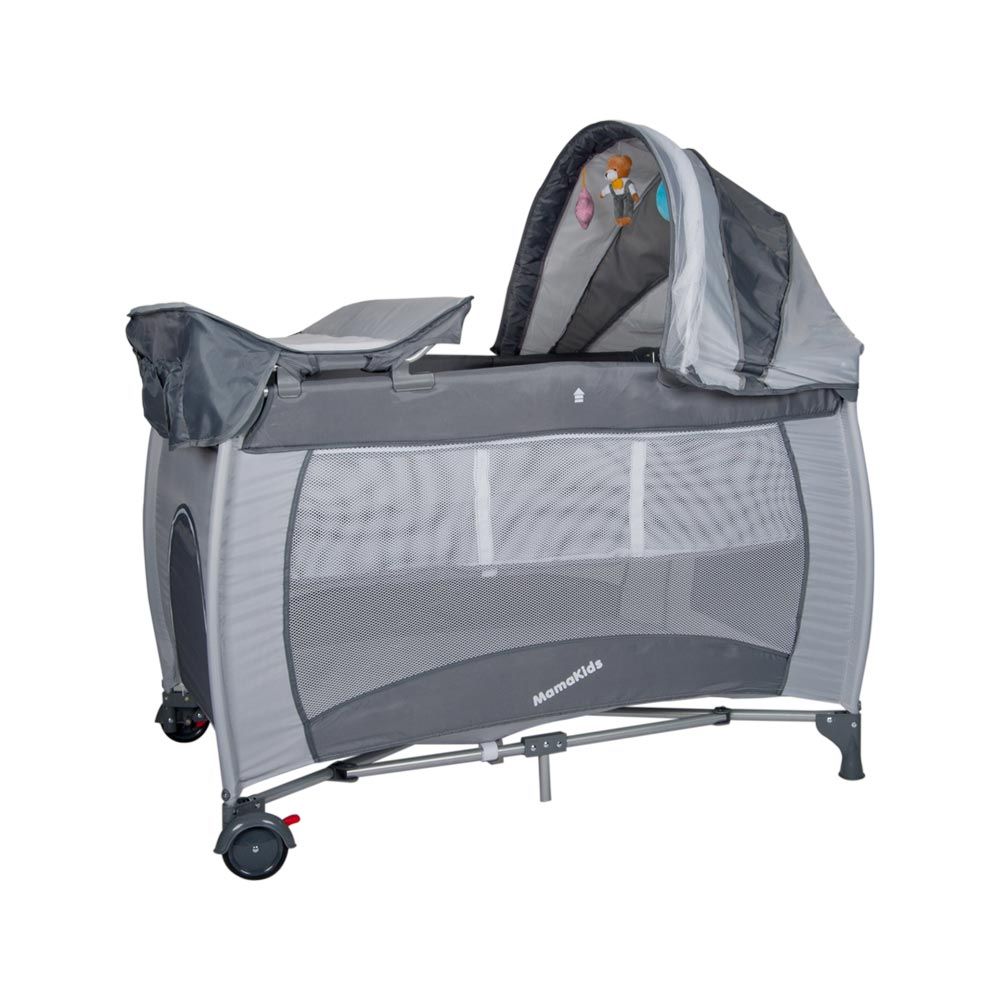 Mamakids Camp Cot Sleepy Grey Shop Today. Get it Tomorrow
