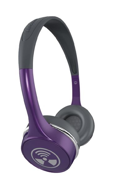 Zagg iFrogz Toxix Plus Headphones with Mic - Deep Purple