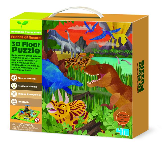 4M 3D Dinosaur Floor Puzzles