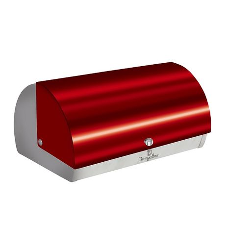 Berlinger Haus Premium Metallic Red Bread Box 