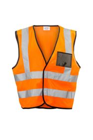 Dromex - Orange Reflective Vest With Zip And Id Pocket - Medium | Shop ...