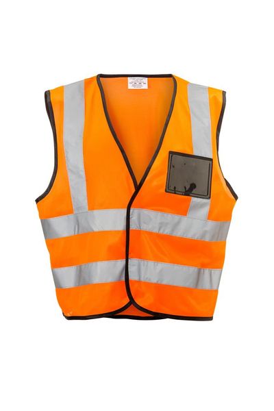Dromex - Orange Reflective Vest With Zip And Id Pocket - Extra Large
