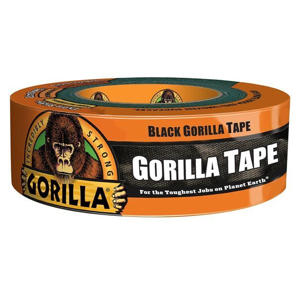 Gorilla - Tape Black - 48mm x 27.4m 30yd