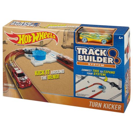 hot wheels track builder turn