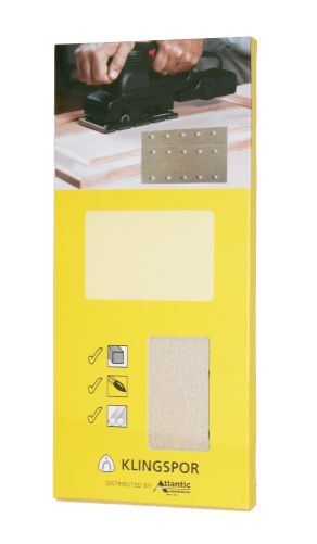40 Grit Hook &amp; Loop Orbital Sanding Sheet - 5 Pack