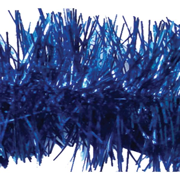 Indoor 2m Shiny Tinsel - Blue