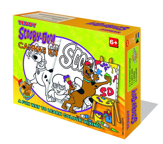 Teddy Scooby Doo Canvas Painting Kit