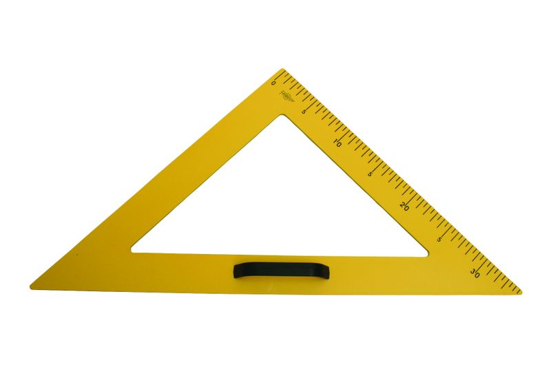 Draughtsman Black Board Set Square 45degree 40cm