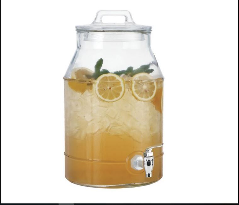 Regent Beverage Dispenser with Glass Lid 7.5 Litre Buy Online in South Africa