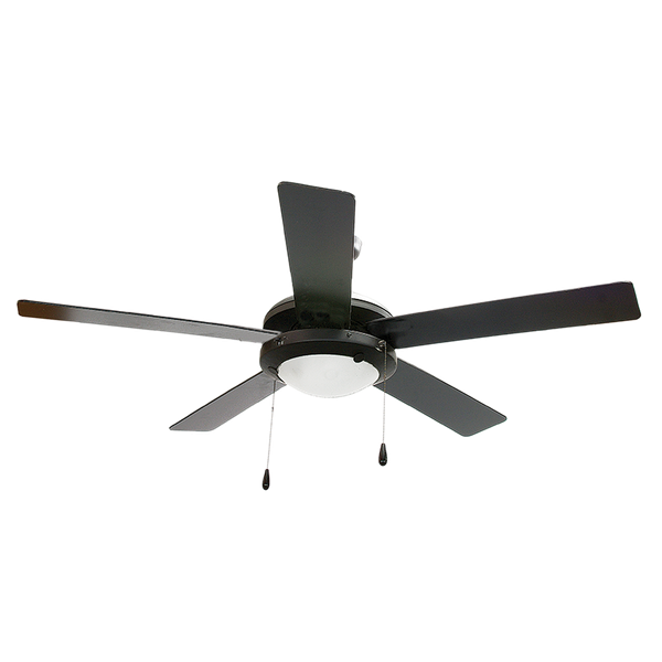 52-Inch 5-Blade Ceiling Fan with Light and Pull Chain Control - FCF004
