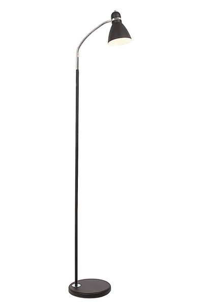 Bright Star - Standing Lamp Metal Flexi Head - Black