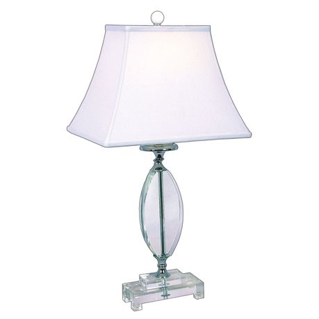 Bright Star Crystal Table Lamp With White Shade Online In Bright Star Crystal Table Lamp With White Shade
