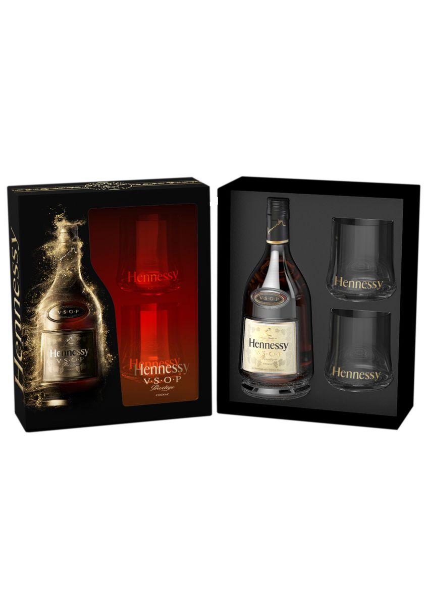 Hennessy Vsop Gift Set With 2 Gl 750ml Loading Zoom