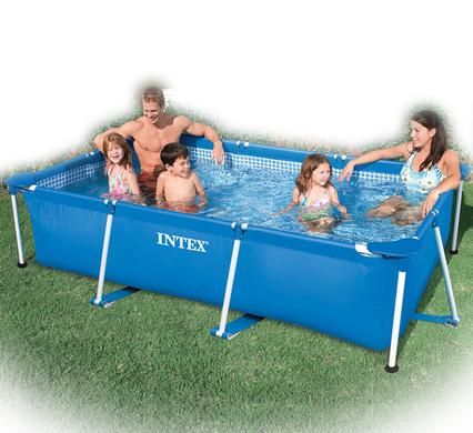 Intex Square Swimming Pool Family Edition With Metal Frame | Buy Online