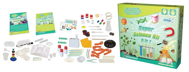 Science 4 You Super Science Kit 6 in 1