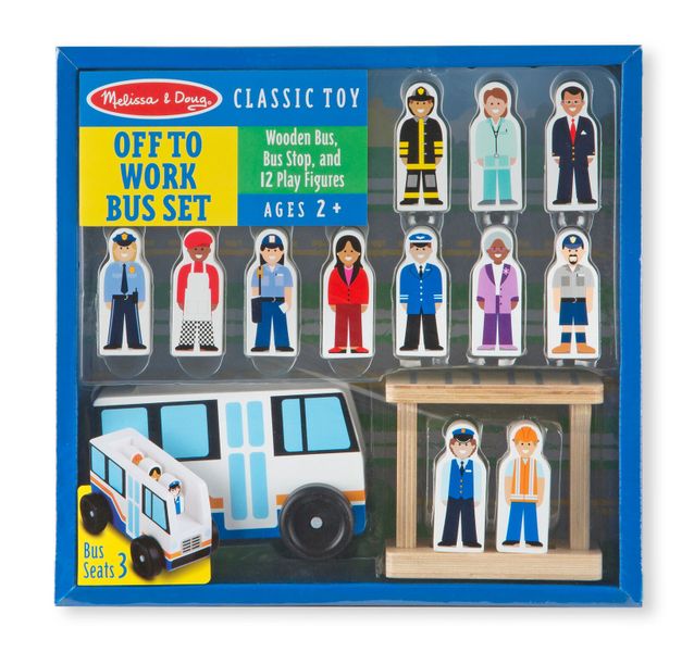 Melissa &amp; Doug Off to Work Bus Set