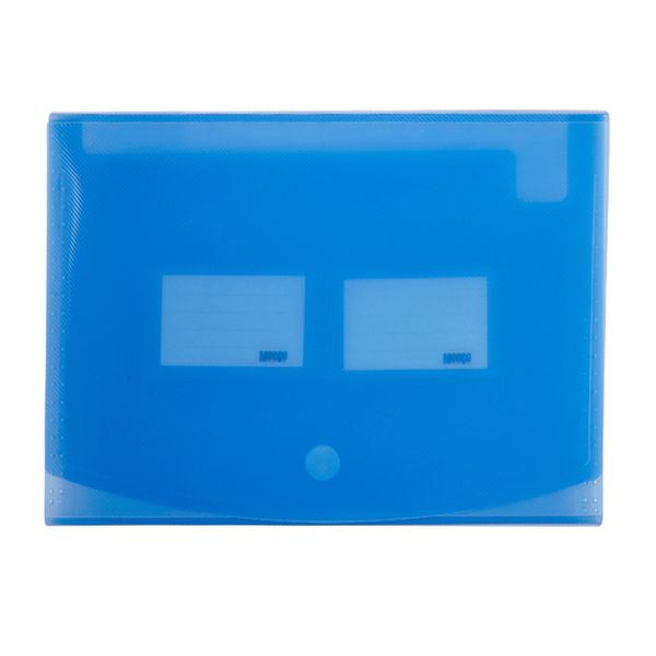 Meeco 12 Division Expanding File - Translucent Blue
