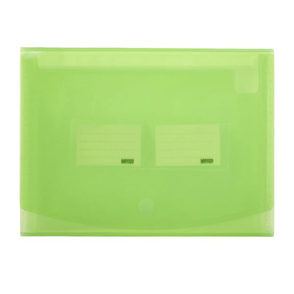 Meeco 12 Division Expanding File - Translucent Green