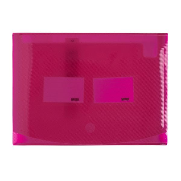 Meeco 12 Division Expanding File - Translucent Pink