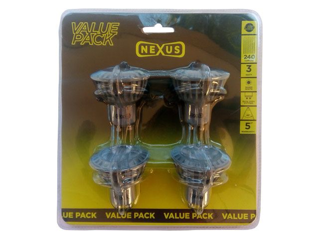 Nexus - Led Lamp - GU10 - SMD - Warm White - 18 Pack