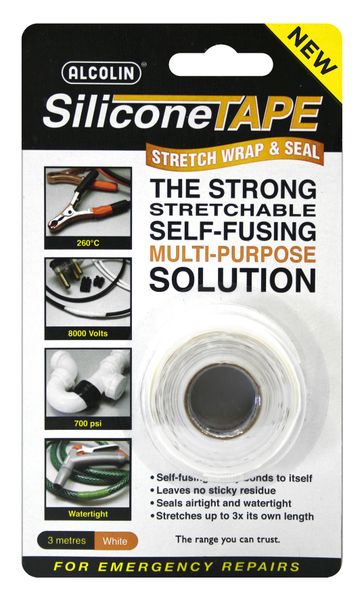 Alcolin Silicone Tape White - 3m