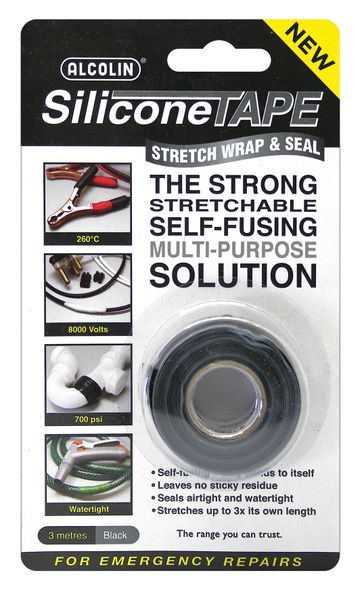 Alcolin Silicone Tape Black - 3m