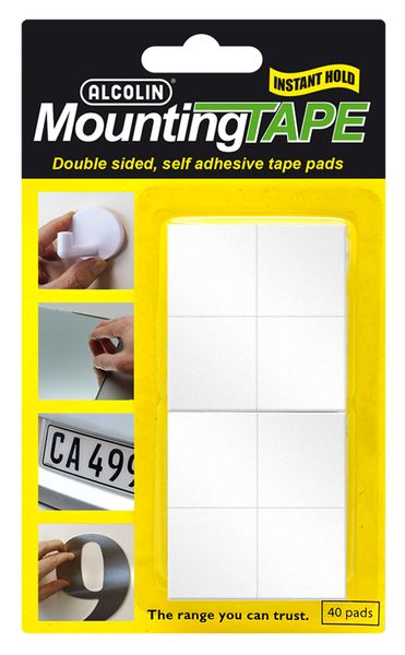 Alcolin Mounting Tape - 40 Pads