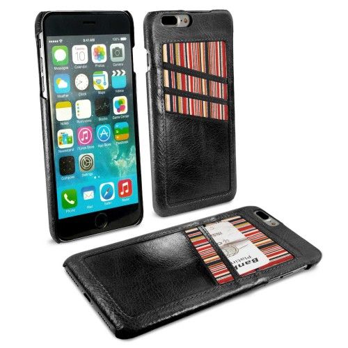 Tuff-Luv Alston Craig Slim Shell and Card Holder for Apple iPhone 7 Plus - Black