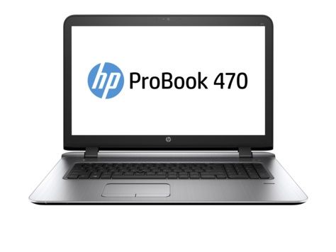 HP 470 G3 Intel Core i5-6200U 17.3" - Silver