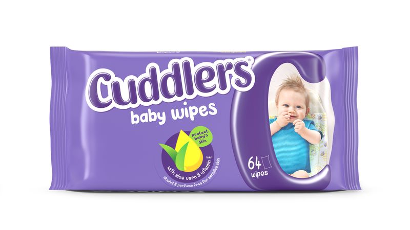 Cuddlers - Wipes - 64s
