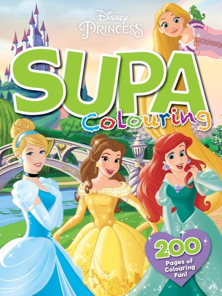 Disney Princess 200 Page Supa Colour &amp; Activity Book
