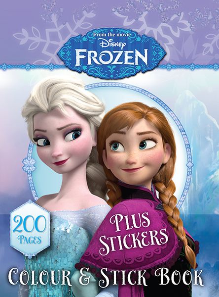 Disney Frozen 200 Page Colour &amp; Stick Book